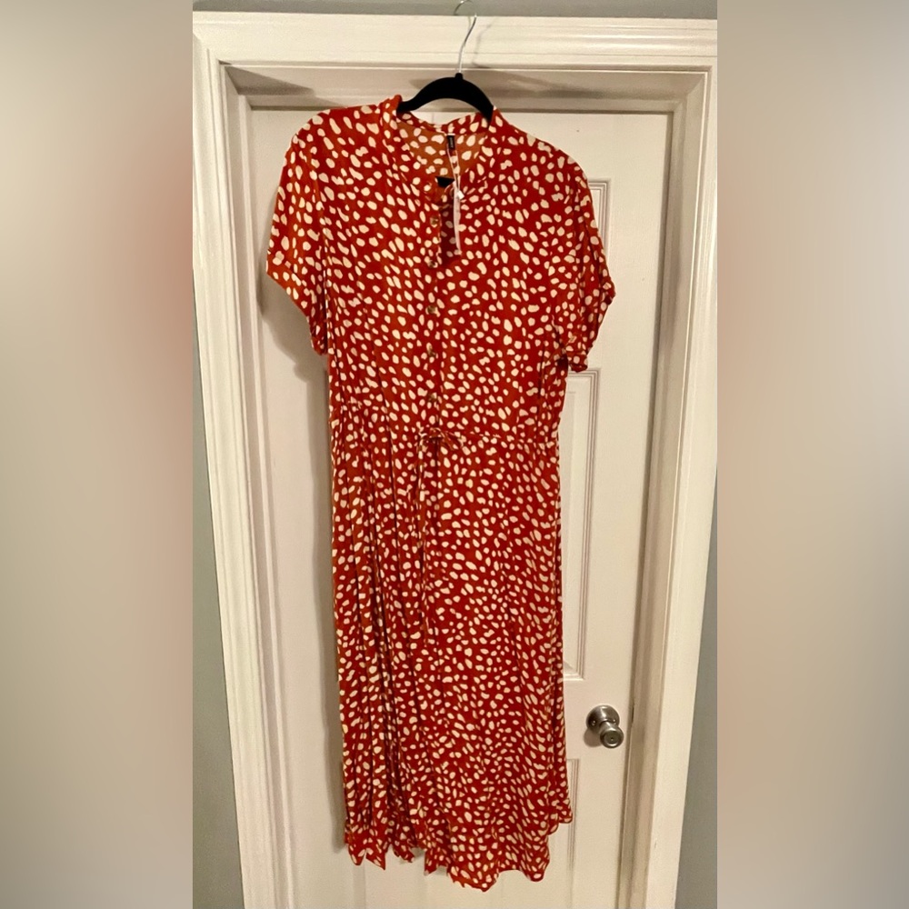 Women's Shirt Dress Short Sleeve